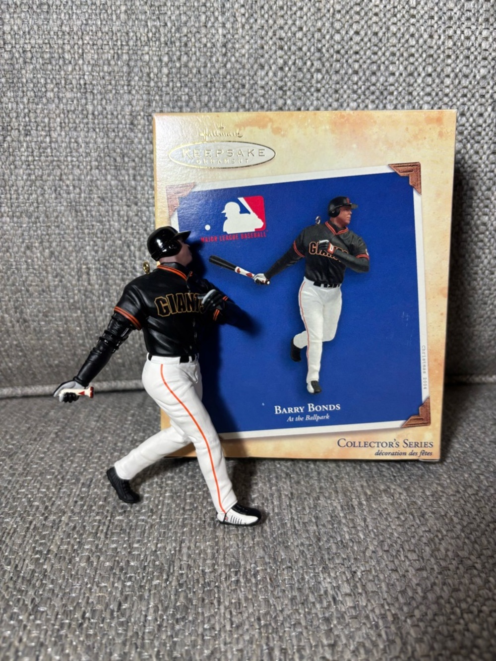 Hallmark Keepsake MLB Ornament Lot 7 Yankees Giants Mantle Mays Bonds A-Rod - Picture 2 of 16